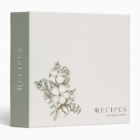 Minimalist Winter Greenery Ivory Green Recipe
