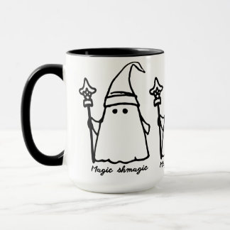  Minimalist Wizard Ghost Drawing Magic Sketch  Mug