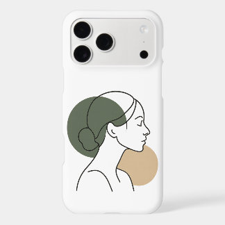 Minimalist Woman Face Line Art Boho