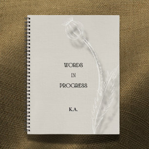 Minimalist Writing Notebook for Prose & Poetry
