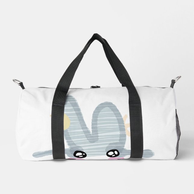 Minimalist Y2K Pastel Dream Duffle Bag (Front)