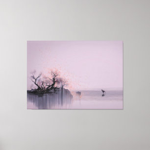 Minimalist Zen Landscape Canvas Print