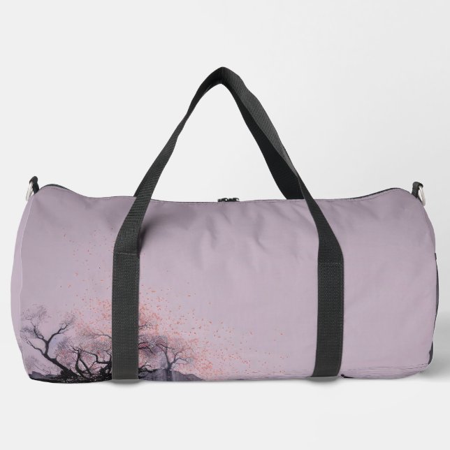 Minimalist Zen Landscape  Duffle Bag (Front)