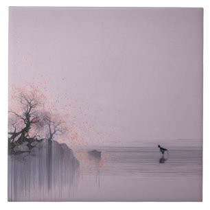 Minimalist Zen Landscape  Tile