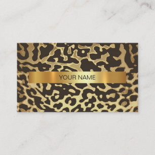 Minimaliste brillant or Jaguar Vip Carte de visite