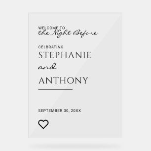 Minimaliste Coeur noir et blanc Répétition moderne