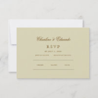 Minimaliste Élégant | Site web RSVP & QR