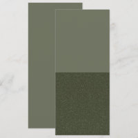 Minimaliste Invitation Deux Zones Vert Mousse – Pe