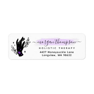 Minimaliste Lune à main Massage Reiki Adresse de r