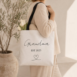 Minimaliste Mamie Année de création Sac cabas pe