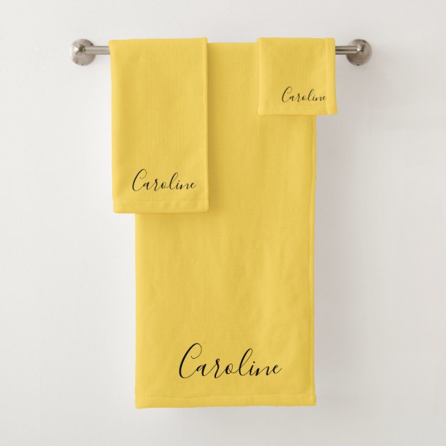 Minimaliste moderne moutarde jaune (En situation)