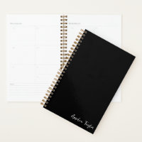 Minimaliste Moderne Nom de Script Noir Esthétique