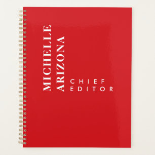 Minimaliste Moderne Rouge & Blanc Professionnel