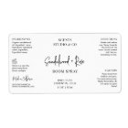 Minimaliste moderne Script Salle Spray bouteille p