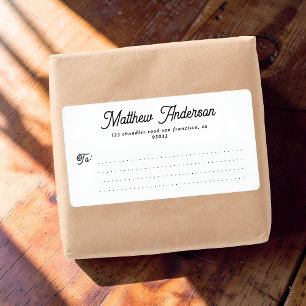 Minimaliste Moderne Simple Courrier Entreprise Exp