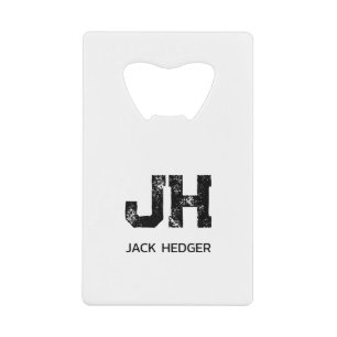 MINIMALISTE NOIR MONOGRAMME À DEUX LETTRES NOM BLA