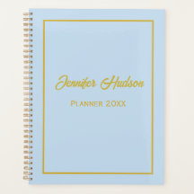 Minimaliste Professionnel Cute Powder Blue hebdoma
