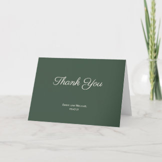 Minimaliste Script Highland Moss Vert Merci