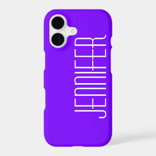 Minimaliste Violet et Blanc, Énorme Géant Gros Nom