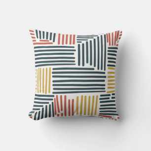 Minimalistic Abstract line pattern pillow cushion