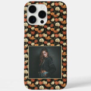 Minimalistic Anniversary Keepsake Tulip Flower Pho iPhone 16 Pro Max Case