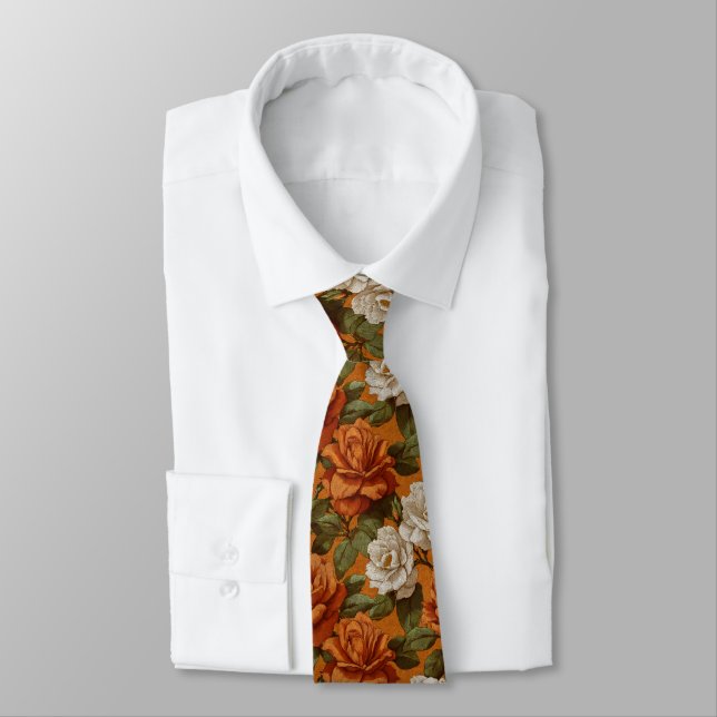 Minimalistic Best Gifts For Men Gardenias Tie (Tied)