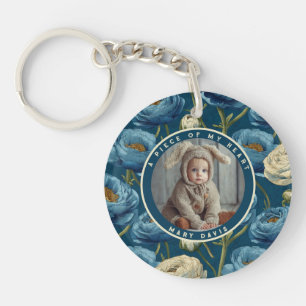 Minimalistic Birthday Gifts Ranunculus Floral Keychain