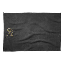  Minimalistic Black & Gold Vintage Luxury Monogram