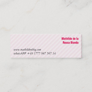Minimalistic cards