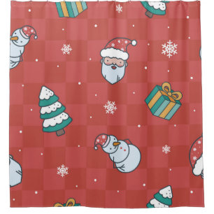 Minimalistic Christmas: Red Seamless Design.