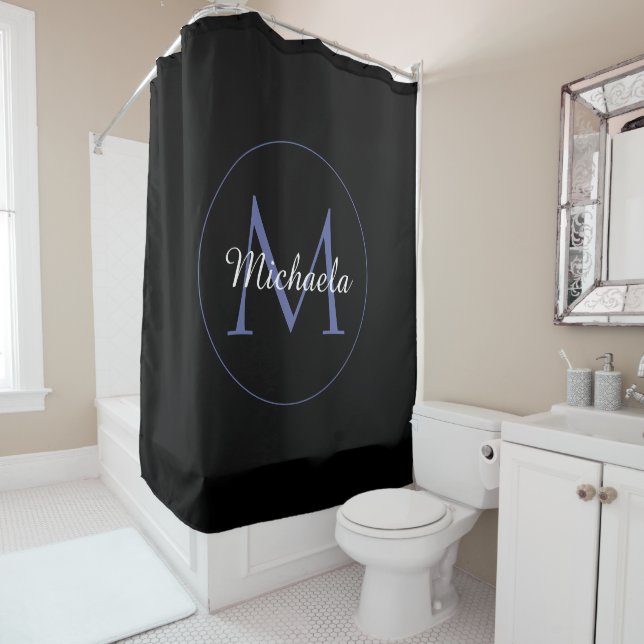 Minimalistic circle modern monogram initial name (In Situ)