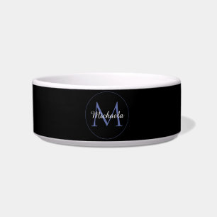 Minimalistic circle modern monogram initial name bowl