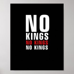 Minimalistic Design No Kings Rebellious No Kings G Poster