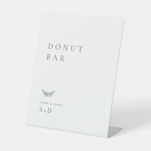 Minimalistic Doughnut Bar Wedding Sign