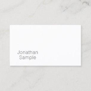 Minimalistic Elegant Graphic Design Professional Business Card