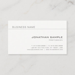 Minimalistic Elegant Professional Modern Smart Business Card