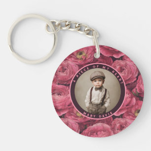 Minimalistic Father'S Day Gifts Ranunculus Keychain