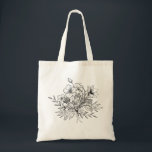 Minimalistic Floral Bouquet  Tote Bag<br><div class="desc">Minimalistic Floral Bouquet</div>