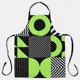 Minimalistic geometric, Scandinavian vintage patte Apron