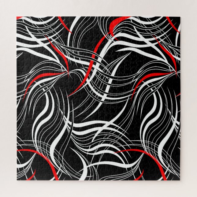 Minimalistic Geometric: Simple Artwork Pattern Jigsaw Puzzle (Vertical)