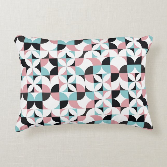 Minimalistic geometry, Scandinavian style artwork. Accent Pillow (Front)