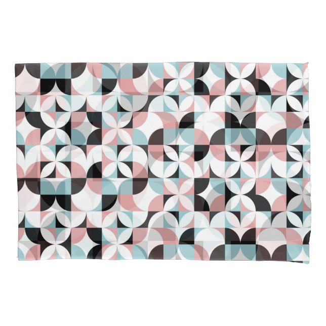 Minimalistic geometry, Scandinavian style artwork. Pillowcase (Front)