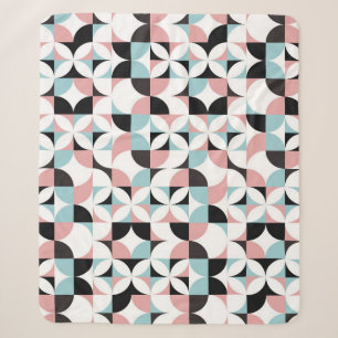 Minimalistic geometry, Scandinavian style artwork. Sherpa Blanket