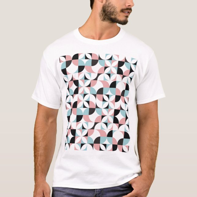 Minimalistic geometry, Scandinavian style artwork. T-Shirt (Front)