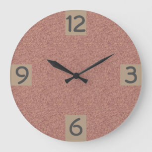 Minimalistic Graphic Quarterly Digits on any Large Clock