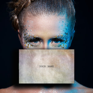 Minimalistic Grungy Cement Marble Vip Business Card