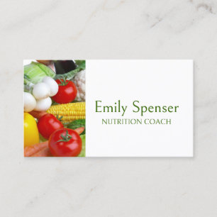 Minimalistic Healthy Life/Dietician Card