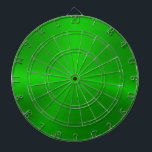 Minimalistic Metallic Green Texture Dartboard<br><div class="desc">Elegant metallic green texture brushed aluminum look.
Minimalistic simple modern,  slick design.</div>