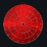 Minimalistic Metallic Red Texture Dartboard<br><div class="desc">Elegant metallic red texture brushed aluminum look.
Minimalistic simple modern,  slick design.</div>