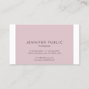 Minimalistic Modern Elegant Design Professional Business Card